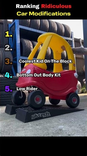 Ranking Ridiculous Car Modifications #funny #ranking