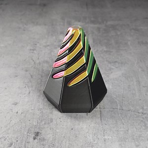 Mini Hexagon Cone Fidget Toy: 3D Printable STL File - Etsy