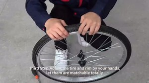 20 Inch Bike Tire Solid Bike Tires Airless Anti-SlipTyre for Road Bike BMX Bike Kids' Bike Tire 20x1.75