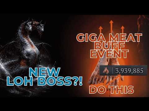 GIGA MEAT BUFF EVENT EVEN MORE MYTHICS & New Expansion Boss REVEAL