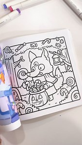 This ghost’s Halloween outfit? 100% handmade, 0% spooky stress. 👻🪡 Here are cozy pieces from the Spooky Cutie Coloring Book. There’s a little more waiting for you in the bio! #spookycutie #cocowyo #cocowyocoloringbook #coloring #halloween #sewing #ghost | Coco Wyo Coloring Books