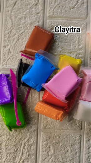 Purple 💜 + Blue 💙 Soft Clay Mixing | Satisfying Clay ASMR #shorts #diy #tranding #viral #asmr #clay