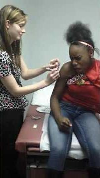 People getting shots