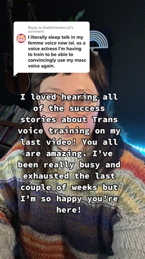 Replying to @thatbimbolexical #fyp #transvoiceteacher #transvoicetraining #transvoicelessons #afab #amab #nonbinary #lgbtqia #vocalfeminization #vocalmasculinization