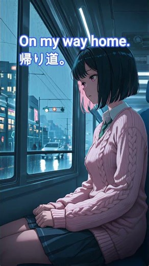 On my way home. ☔ Tokyo Rain Bus Ride