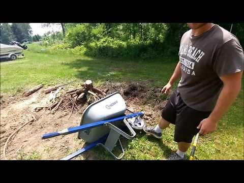 Review of Lowes Kobalt 6-cu ft Steel Wheelbarrow with Flat-Free Tire 84142