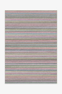 Multi Stripe Polychrome Flatwoven Rug | Ruggable US