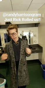 114 reactions · 8 comments | New video of Randy dancing like Rick Astley! Credits to Caldwell Tidicue (IG Stories) #RandyHarrison #AngelsInAmerica #BerkeleyRep | Gale Harold and Randy Harrison Worldwide News Page | Facebook