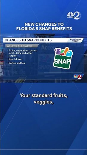 New changes to Florida's SNAP benefits