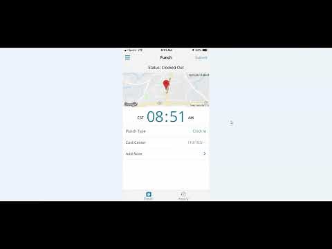 Paylocity Mobile Punching