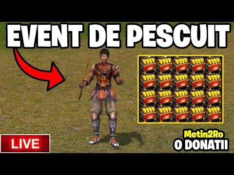 🔴LIVE🔴EVENT PESCUIT✅0 donatii pe Metin2Ro Ruby Kirin ! ✅