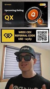 $QX - QURAX EXCHANGE TOKEN CRYPTO COIN HOW TO BUY QR WEEX CEX BLOCKCHAIN NEW CHAIN NETWORK USDT