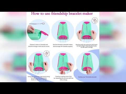 Review: Rdfmy Friendship Bracelet Making Kit for Girls, Arts and Crafts Bracelets String Maker...