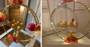 Party Themed Hula Hoop Cupcake Stand Tutorial