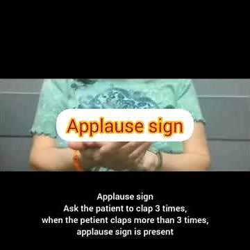 Applause sign//PSP Paralysie surpanuclaire