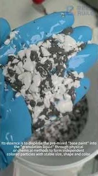 How to Make Multicolor Granite Texture Stone Paint by Granulator#GraniteTexture Stone