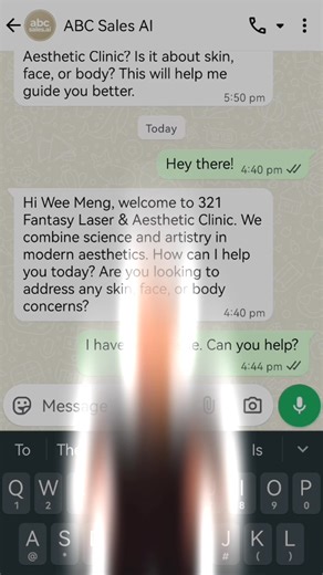 🚀 This Isn’t Just “AI Chat.” It’s Your First AI Employee. . While most chatbots just reply, ABC Sales AI actually acts — getting real work done for you, 24/7. . Here’s what it can do 👇 . ✅ Auto-tag leads & segment them instantly — no more messy follow-ups. ✅ Book appointments directly in your calendar — without human help. ✅ Check stock levels & answer customers in real time. ✅ Handle follow-ups & send reminders automatically — so you never waste a lead again. ✅ Even learn your tone — replying