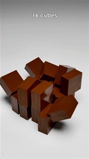 Satisfied rectangle Structure falling Demolition (1-7000 cubes) #asmr #3danimation #space