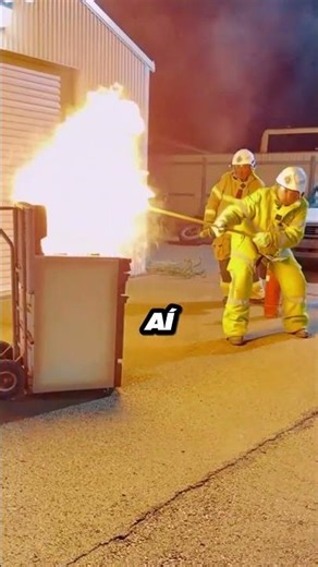 Nunca use água em um incêndio #shorts