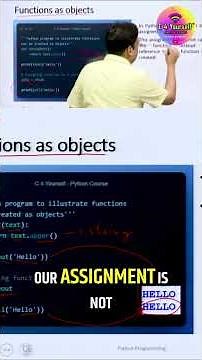 Python Functions: Master References & Assignments in Seconds! #shorts