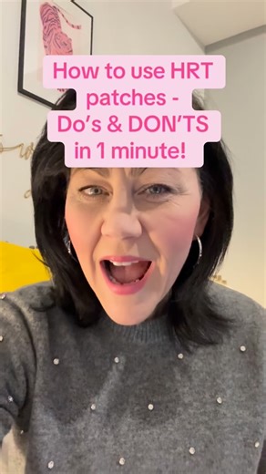 Jen’s Menopause Tips & Hacks | 🧐 How to use HRT patches! Do’s and DON’Ts in 1 minute! Hope this is helpful for any newbies to hrt 🩷 #menopause #menopausetips #hrt... | Instagram