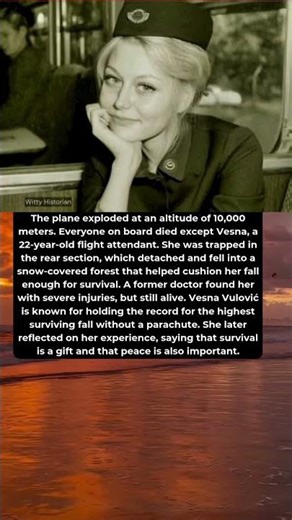She Survived a 10,000m Free Fall Without a Parachute 😱 | Unbelievable True Story