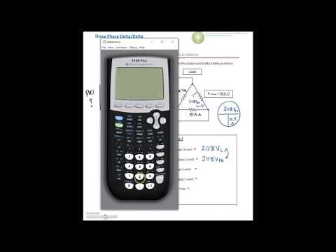 3 Phase Calculation #1 (Delta Source, Delta Load)