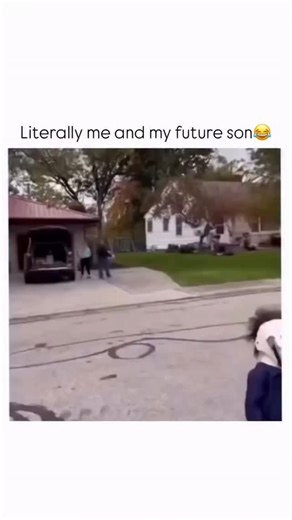 Stranger learn on Instagram: "This video is a humorous and slightly eerie Halloween-themed clip featuring a father and son dressed as the iconic horror character Michael Myers. The video opens with a young boy, Harrison, standing in the middle of a residential street wearing a small Michael Myers jumpsuit and mask. Amusingly, he has a fake knife “stuck” through the eye hole of his mask. An off-screen voice, presumably his mother, playfully scolds him for the prop, calling him adorable while tell