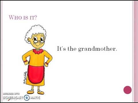 Description de la famille en anglais