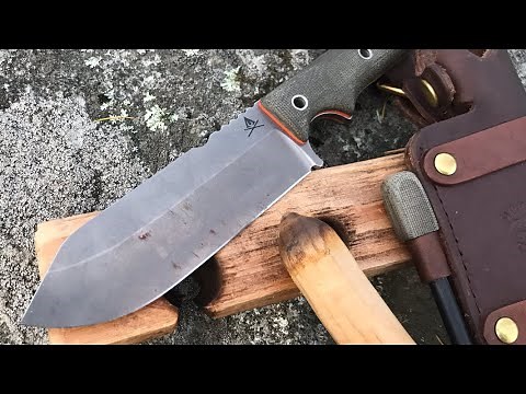 MAKE FIRE! Firecraft FC5 Knife For Bushcraft, Survival, Camping | Made by White River Knife and Tool
