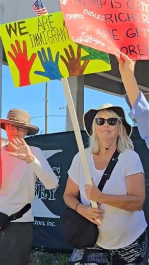 Some very interesting characters at this protest! - 2025 #protest #nokings #florida
