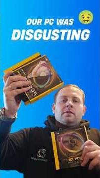 Our Office PC Was DISGUSTING 🤢 #dirty #pcupgrade #argb