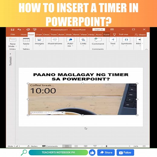 How to Insert a Timer in PowerPoint #timer #powerpoint #Powerpointtips #powerpointdesign #PowerPointslides #powerpointtricks #powerpointtutorial #powerpointtemplates #powerpointanimation