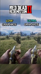 RDR2 LeMat Revolver Comparison | Low VS Ultra #rdr2 #shorts #gaming #graphics #reddeadredemption2