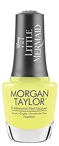 Morgan Taylor Little Mermaid Collection - Professional Lacquer, Vibrant, Chip-Resistant, Fast-Drying, Long-Lasting, High-Shine, Perfect for Manicures & Pedicure (All Sands On Deck, 15mL)