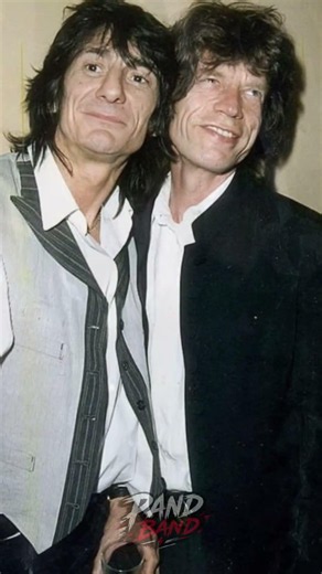 Mick jagger and ronnie wood ♥️#ronniewood #mickjagger #therollingstones #music