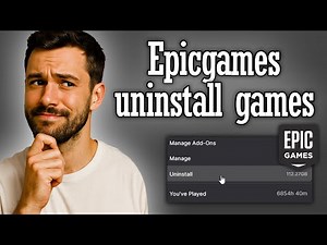 Epicgames how to uninstall Games - Full Guide