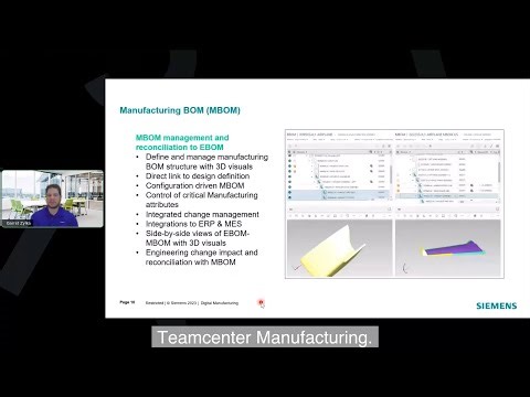 Teamcenter MFG - MBOM Management & Reconciliation