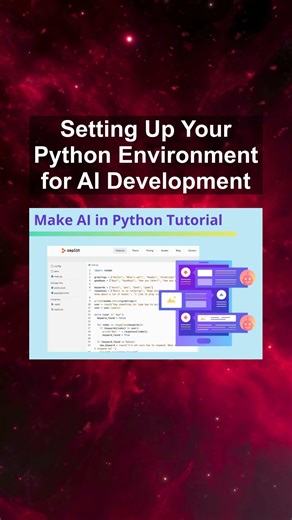 Setting Up Your Python Environment for AI Development #ai #artificialintelligence #machinelearning