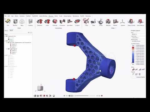 Structural Analysis on Implicit Geometry in Altair Inspire