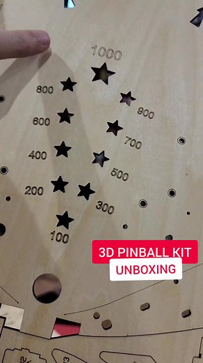 3D Pinball Mechanical DIY Puzzle Kit Unboxing