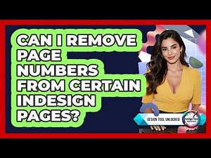 Can I Remove Page Numbers From Certain InDesign Pages?
