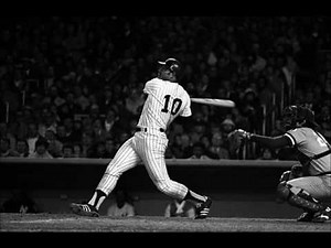 1976-Howard Cosell "Speaking Of Sports" Commentary On Chris Chambliss Home Run