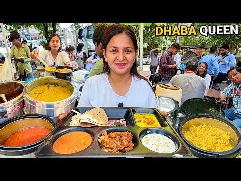 Newly Wed Doctor Didi ki Special 6 Veg Thali | Only ₹60 | Street Food India