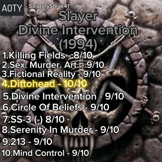 Slayer - Divine Intervention (1994) Album “Review”