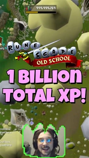1 Billion Total XP OSRS! #gaming #oldschoolrunescape #osrs #mmorpg #mmo #osrsgrind #runescape #gamer