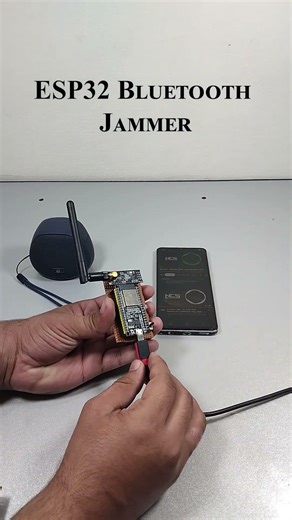 Bluetooth signal jammer #jammer #signal #esp32 #Bluetooth #shorts ##dld #arduino #project #pakistan