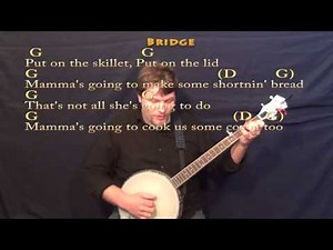 Shortnin Bread - Banjo Cover Lesson with Chords/Lyrics