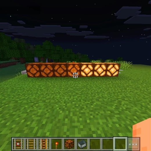 Minecraft: Easy Animated Lighting Tutorial! 💡#minecraft #shortsfeed #flipbook #transition