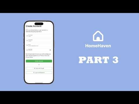 Flutter UI Design Tutorial - HomeHaven App (Part 2.2: Register )